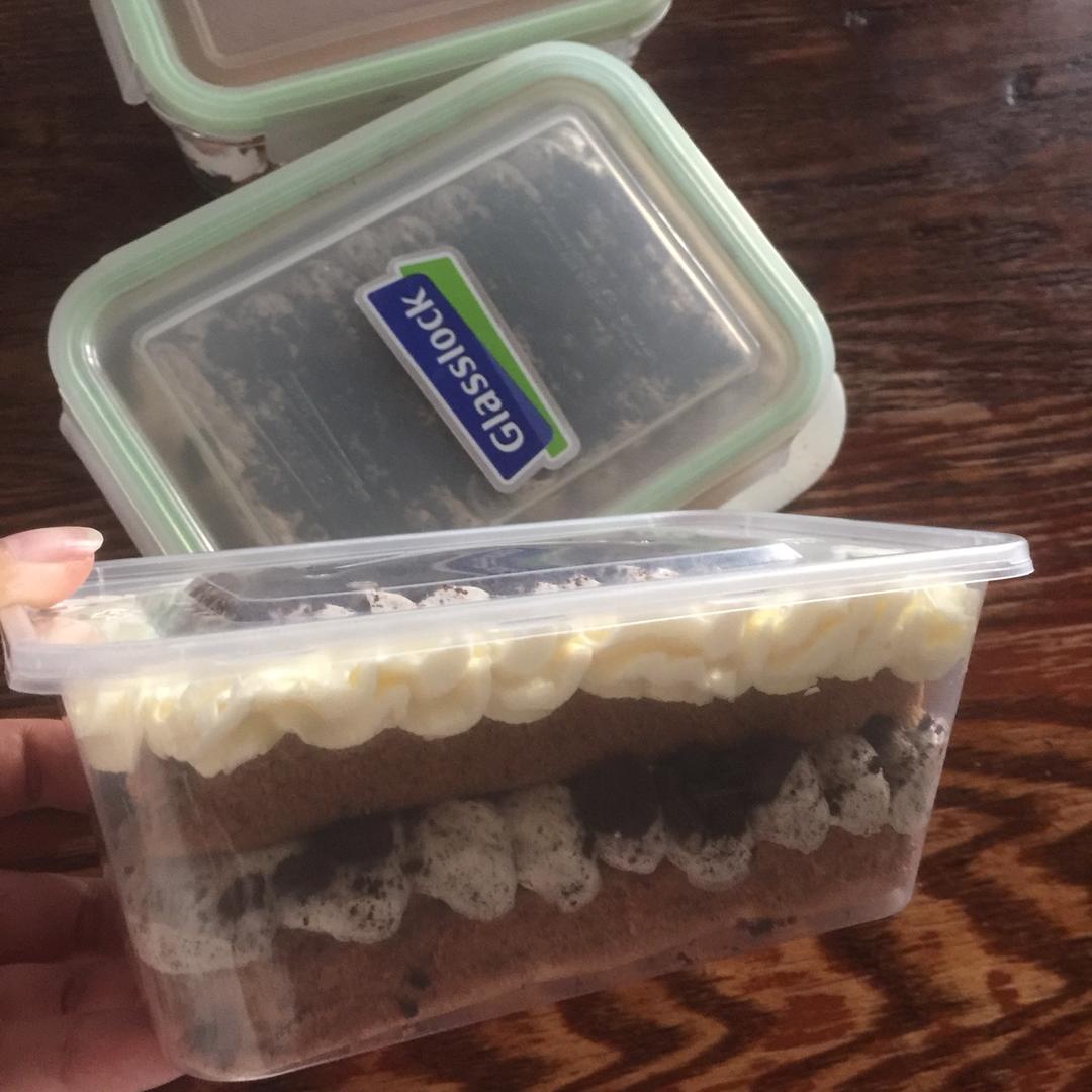 低糖不腻的奥利奥咸奶油蛋糕盒子