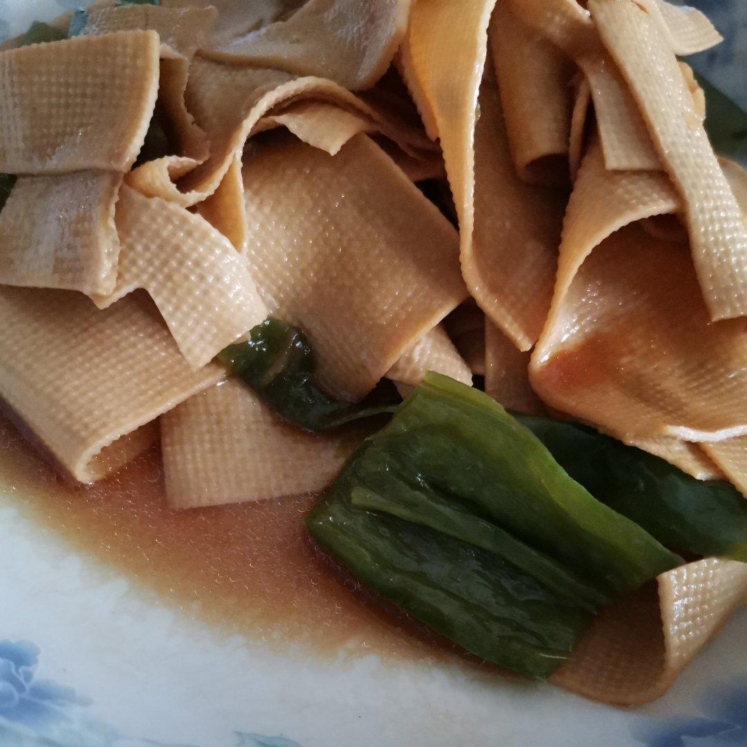 尖椒炒豆皮➕灵魂汤汁