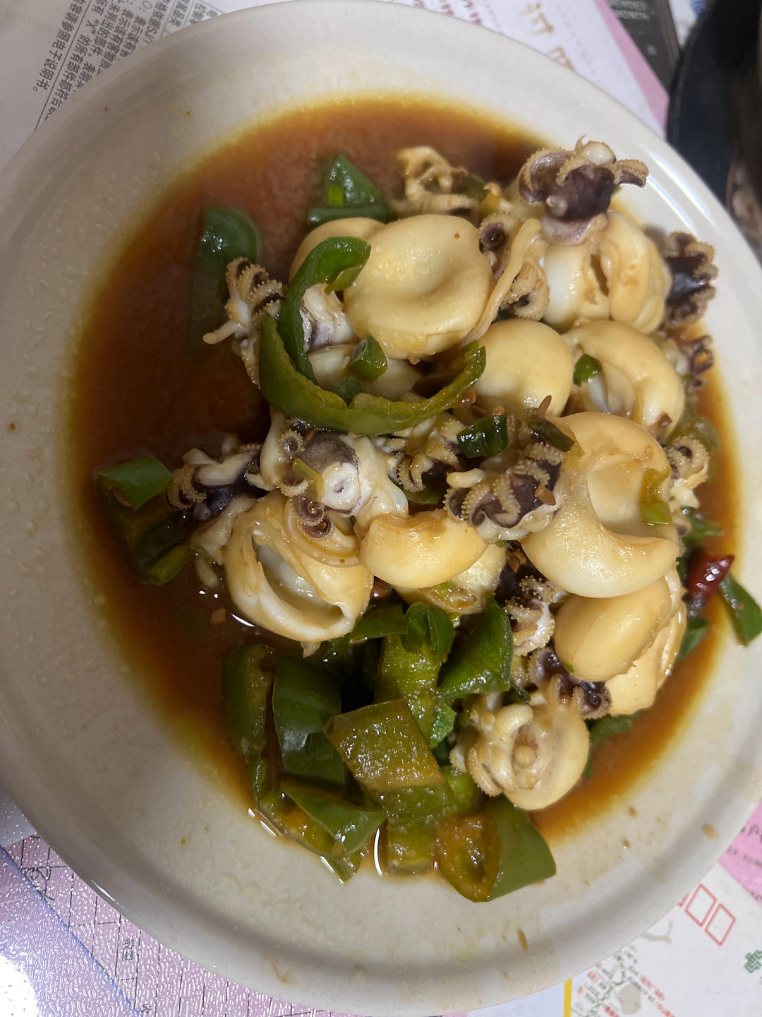 家常快手菜  酱爆墨鱼仔（15分钟搞定）