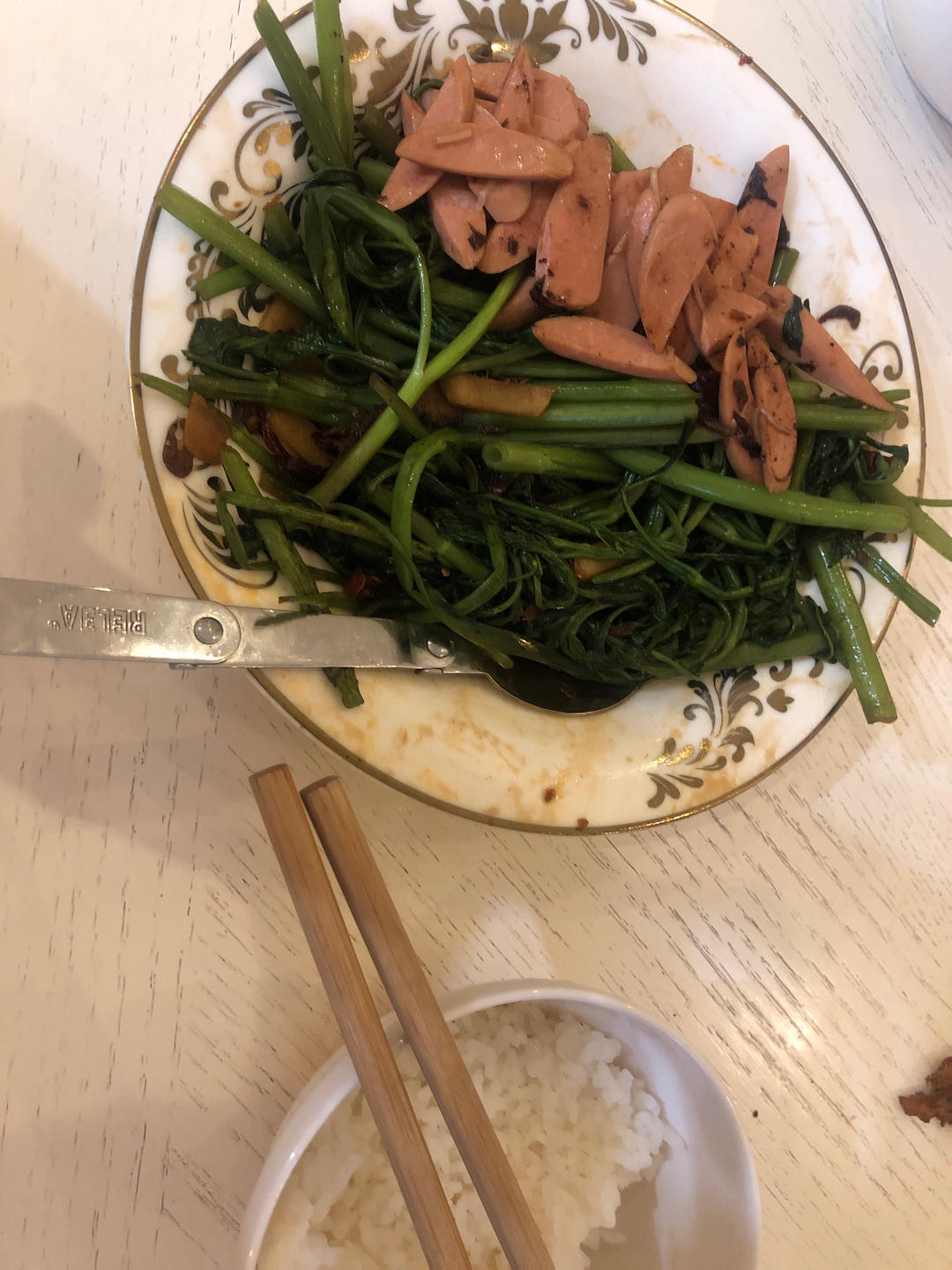 【泰式】虾酱空心菜