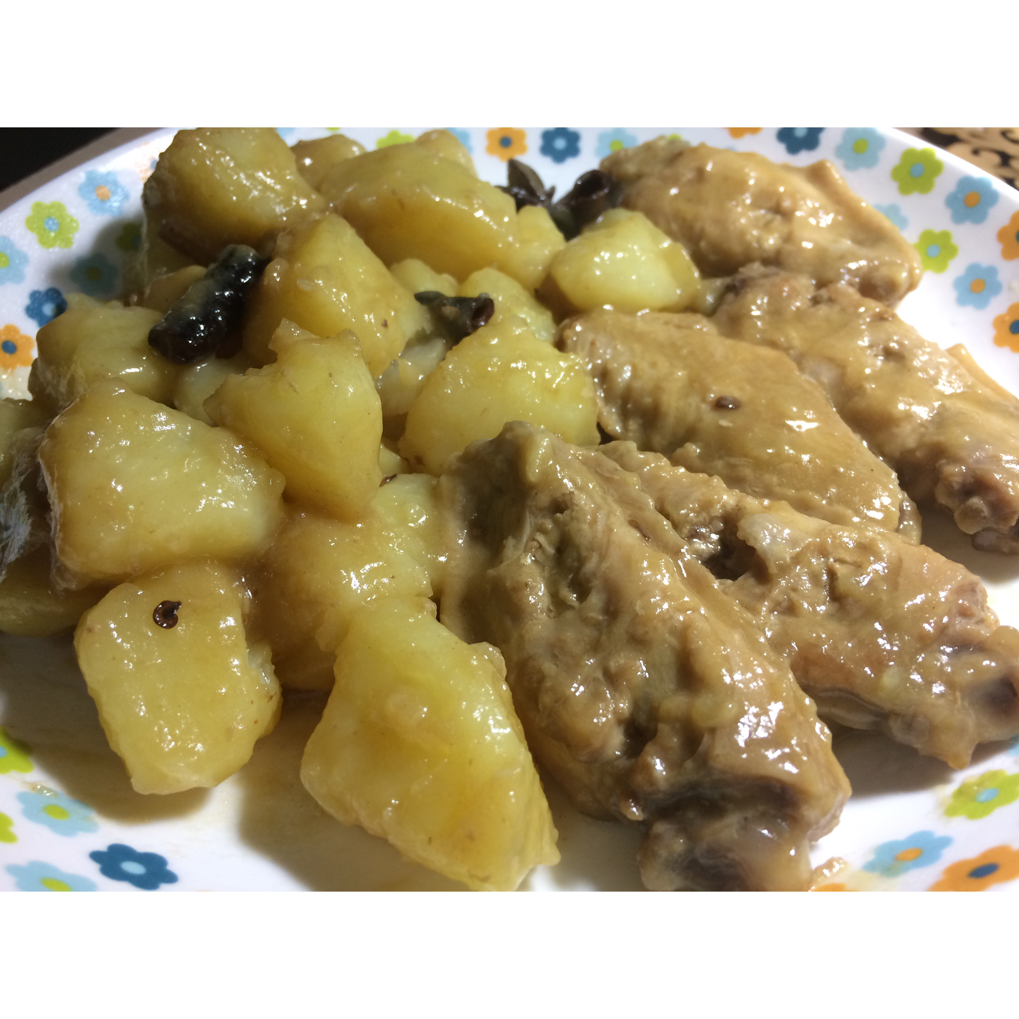 土豆炖鸡翅（快手零失败）