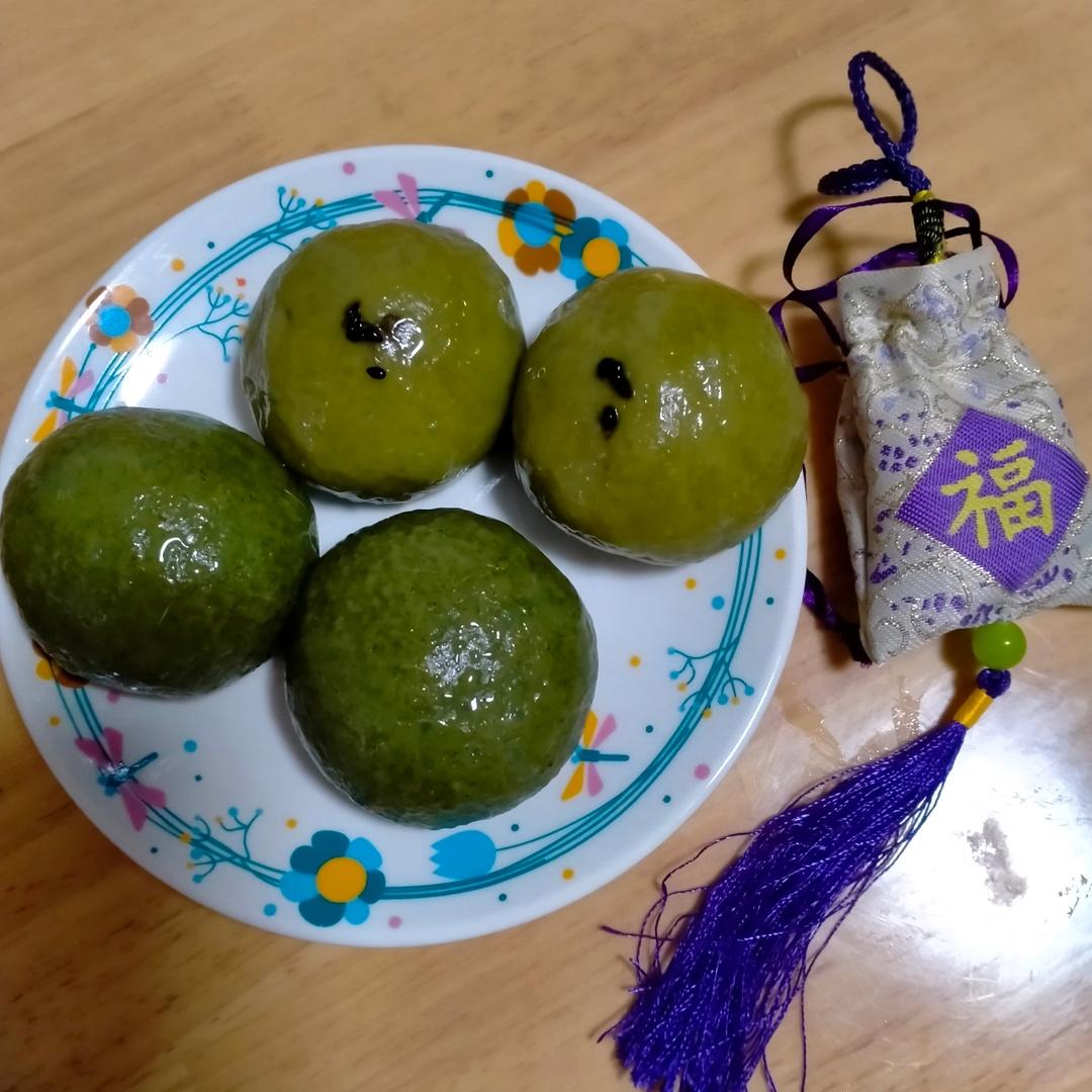 清明必吃的艾草青团