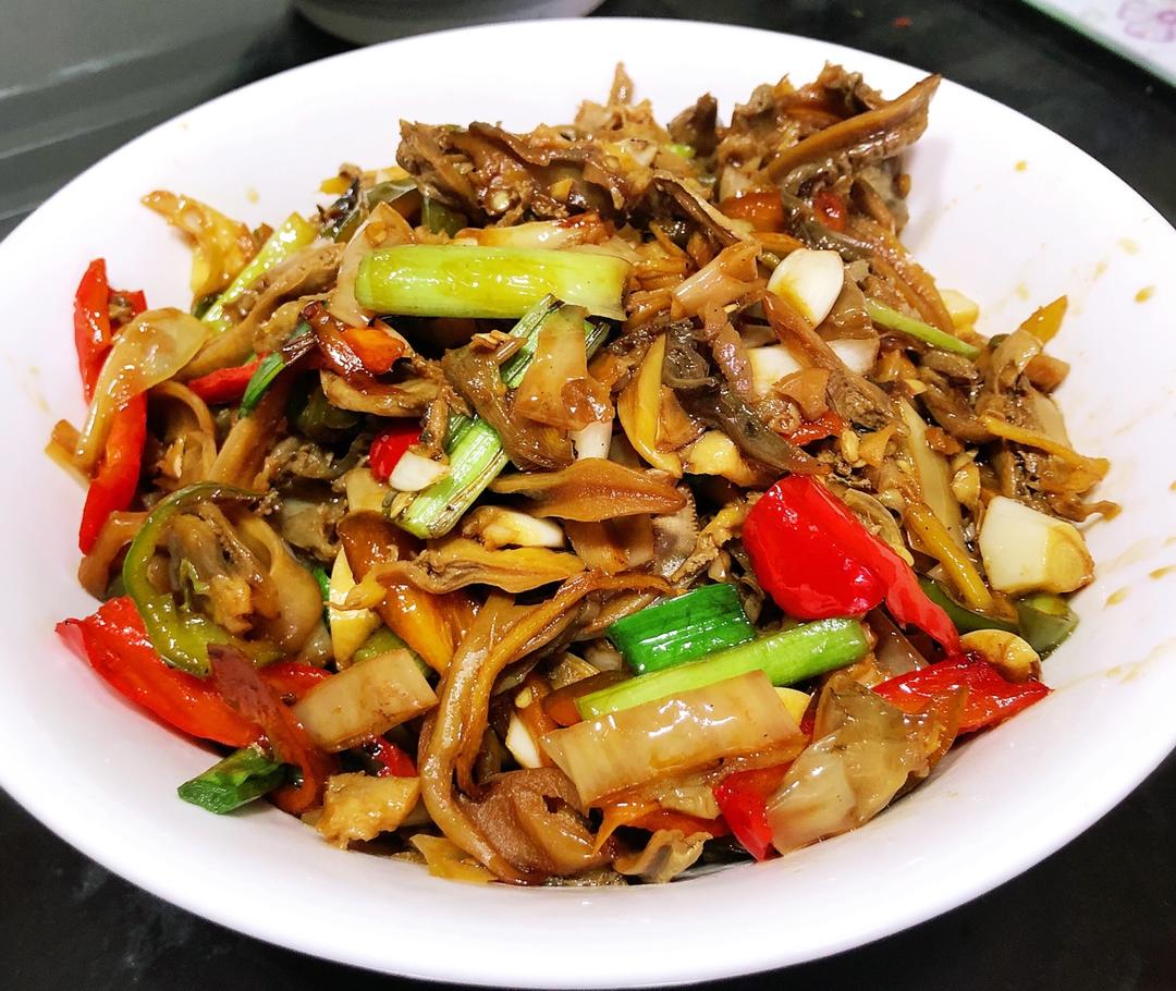 小炒河蚌肉