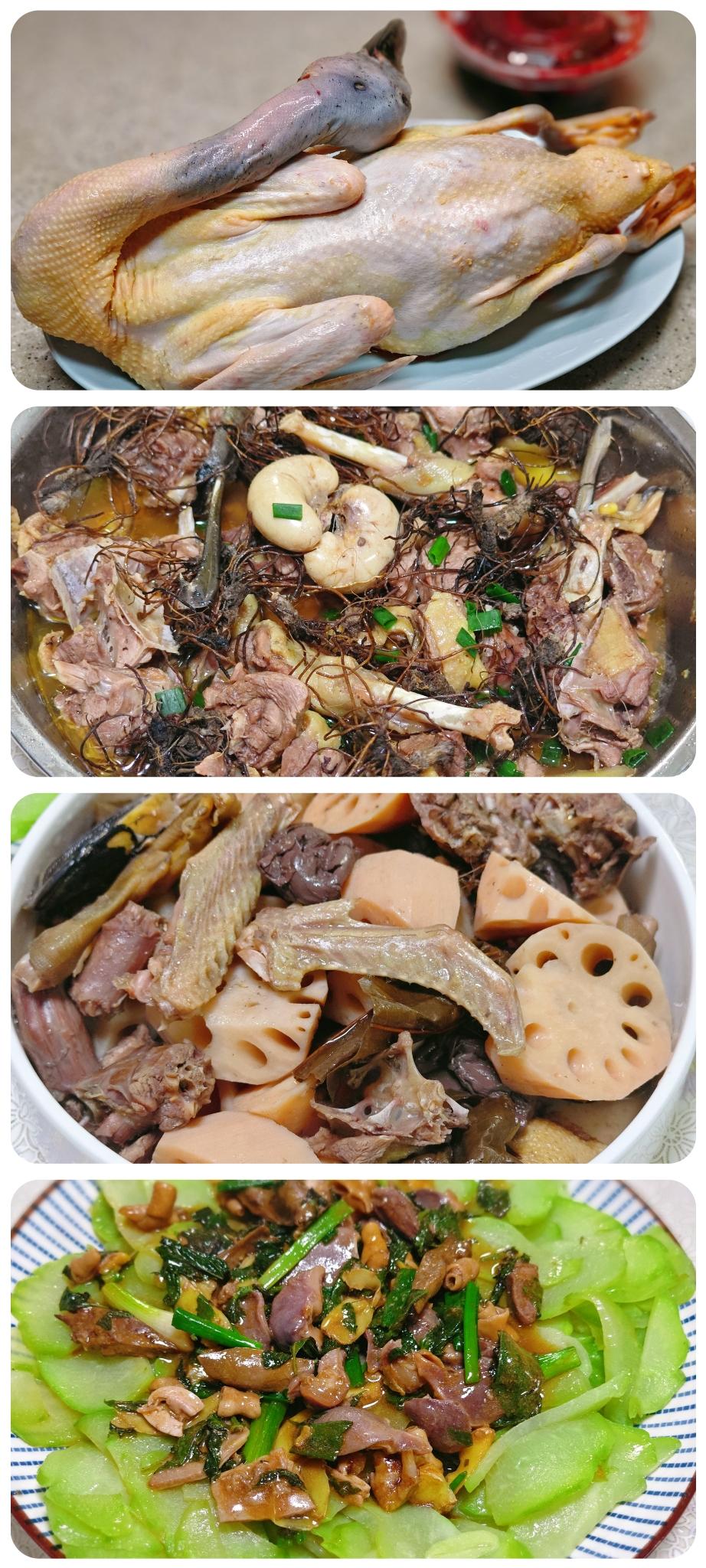 土里土气地胆头蒸鸭