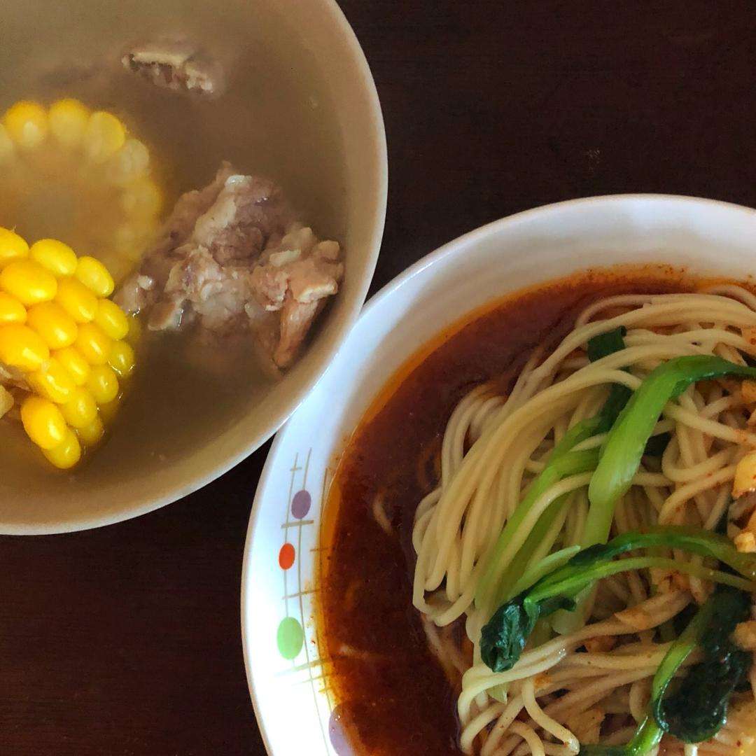 姥姥的爽口凉面！（干拌挂面）