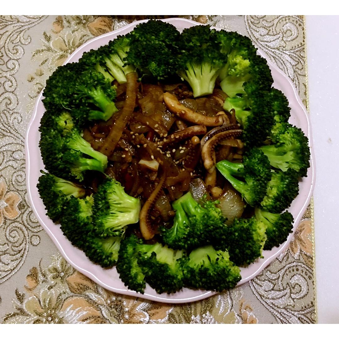 洋葱酱爆鱿鱼须