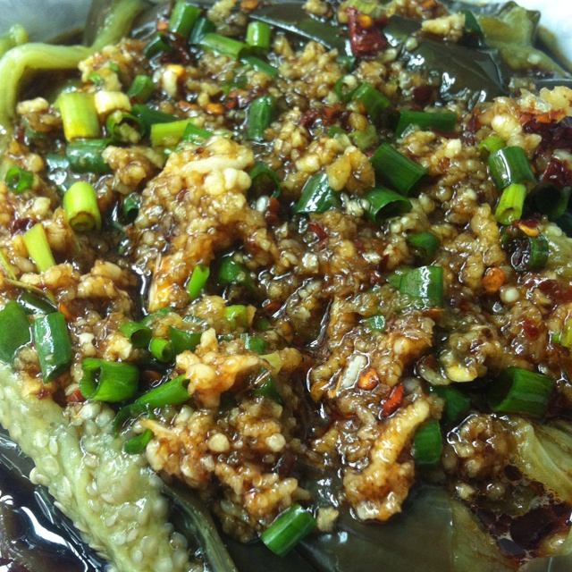 蒜泥手撕茄子
