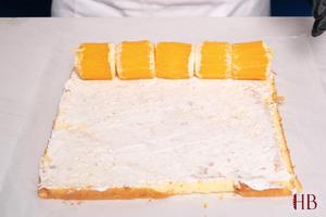 超火人气🍊香橙蛋糕卷的做法 步骤15
