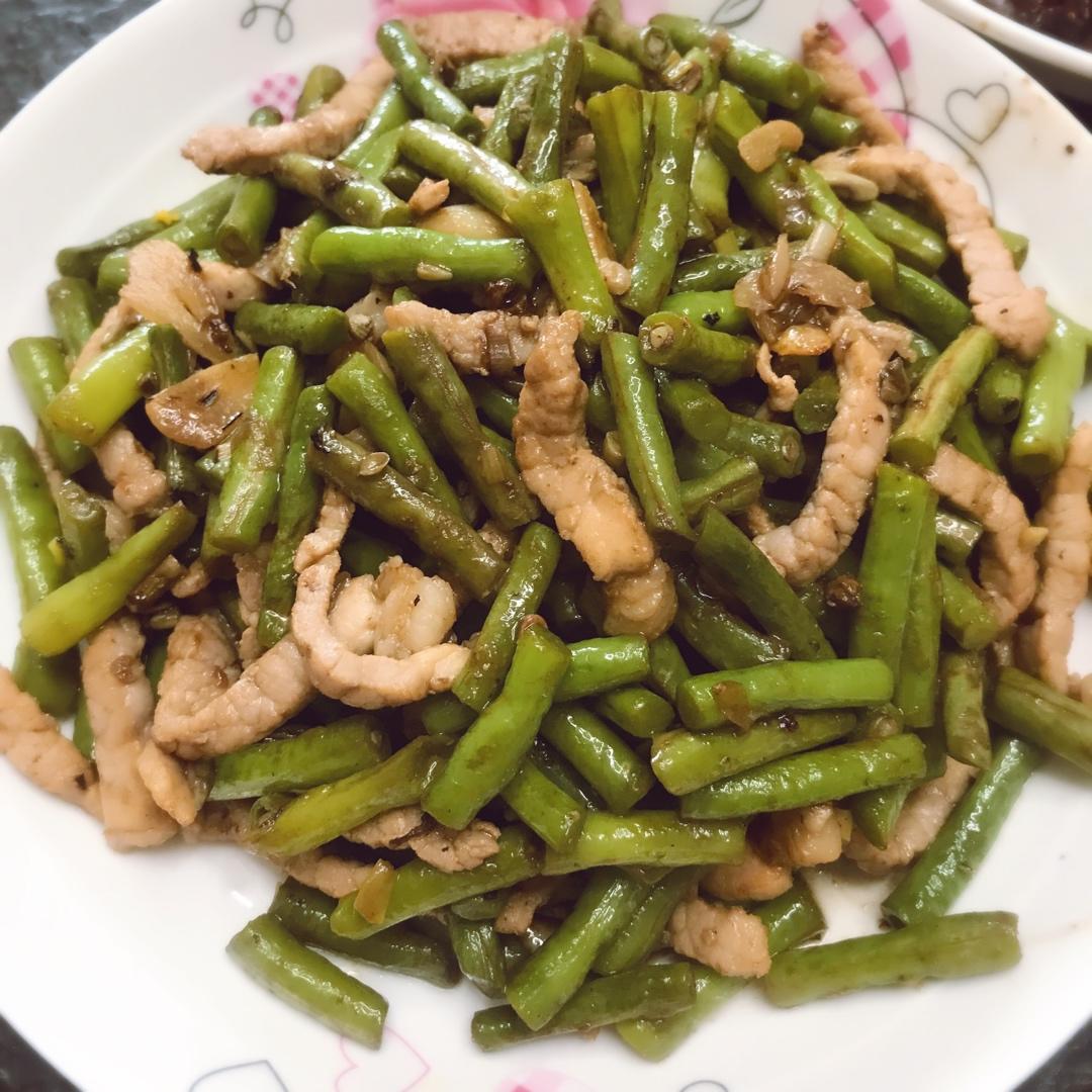 豆角炒肉