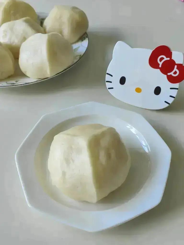 奶香蛋黄包（附：奶黄馅做法）