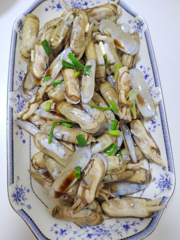 葱油蛏子