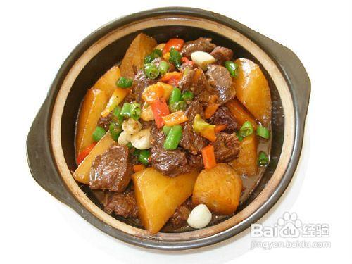 韩式牛肉炖萝卜的做法