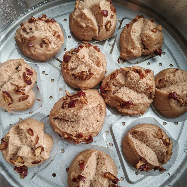 【红糖开花馒头】一招做出开花馒头，好吃又好玩！