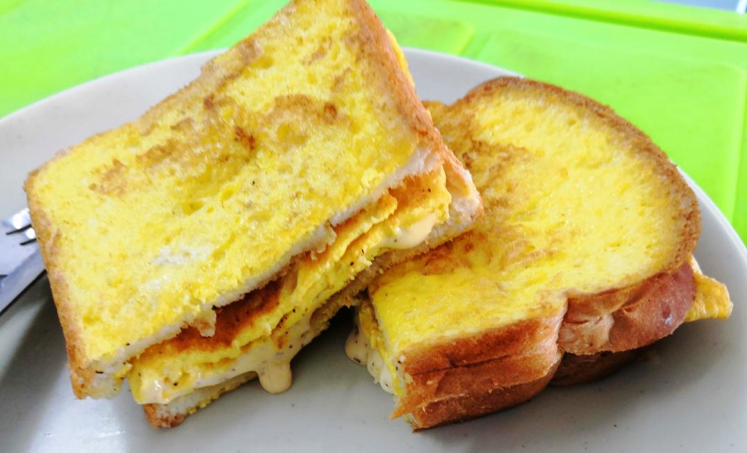超级简单的蛋香芝士三文治🥪❤️