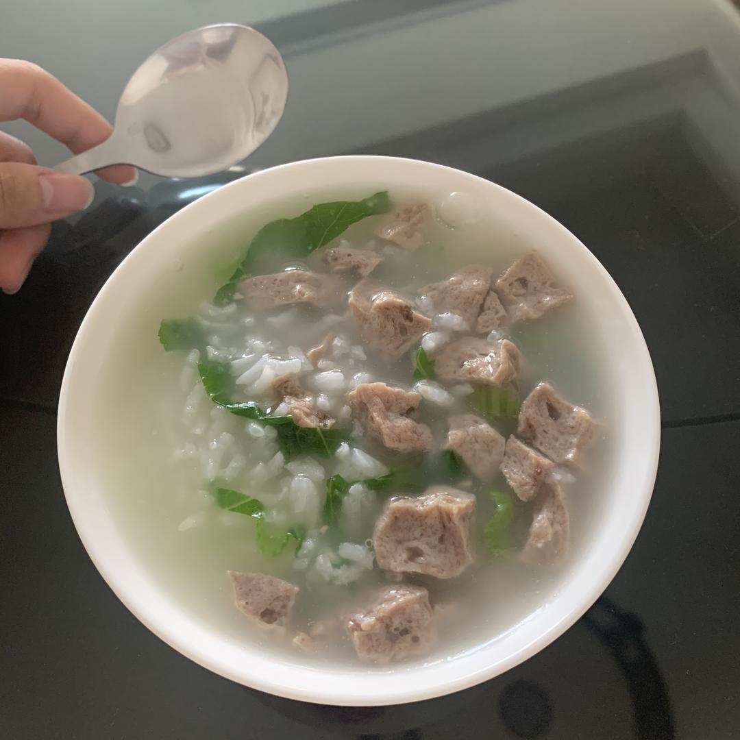 牛肉丸粥