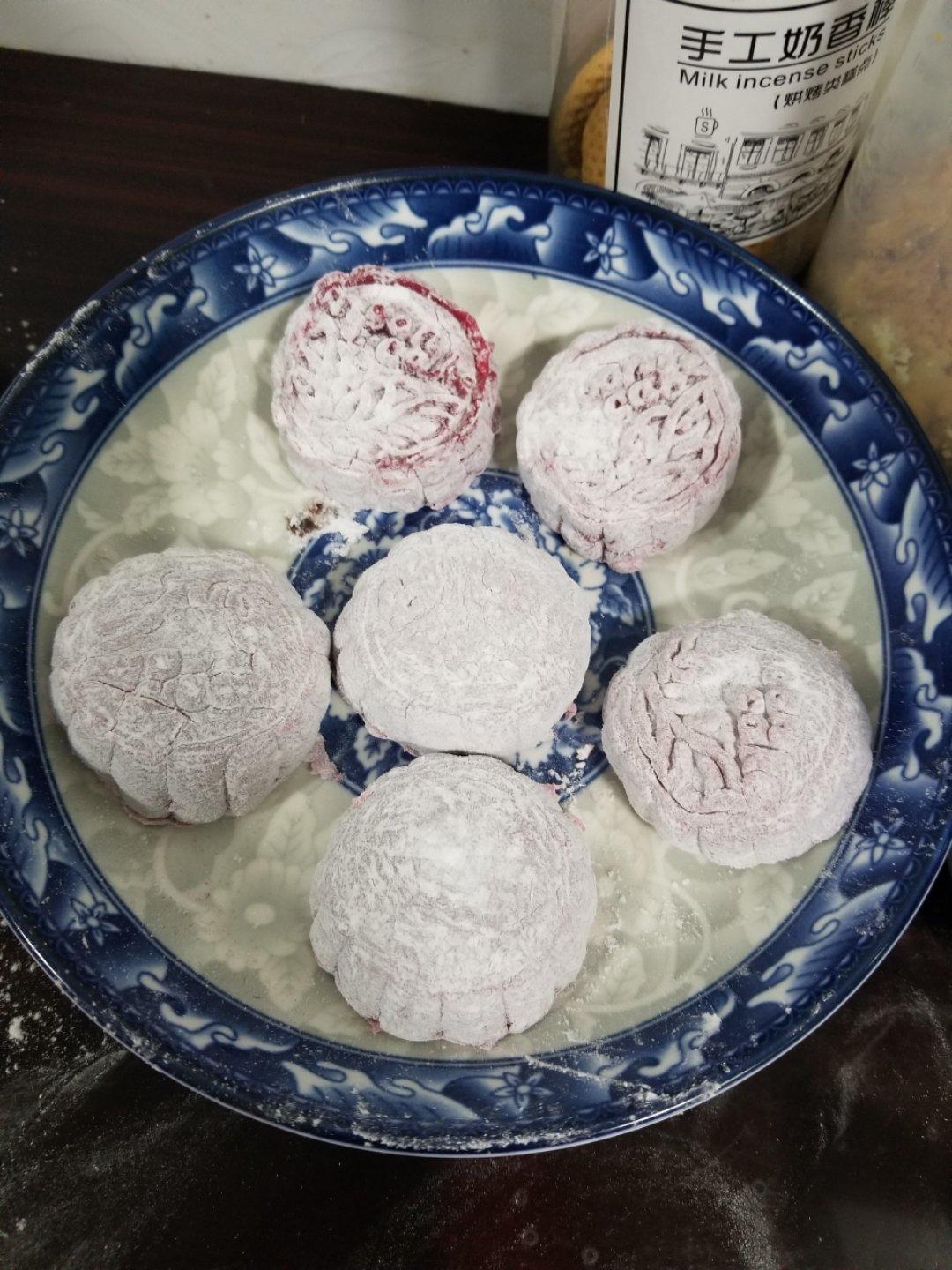 好吃到哭的冰皮月饼（细腻绿豆沙/榴莲）