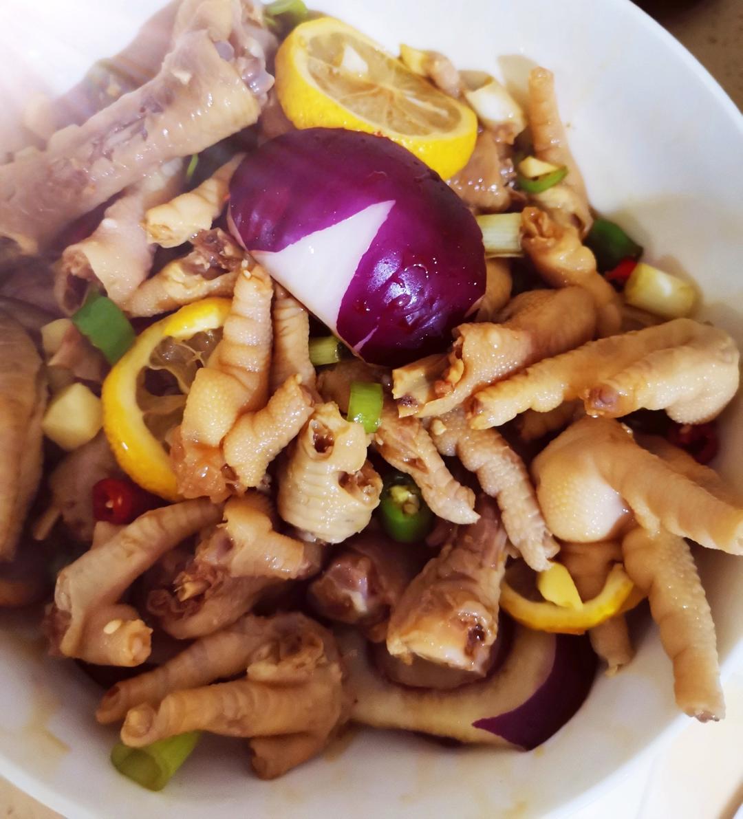 【柠檬酸辣鸡爪】自制超级无敌美味的网红鸡爪