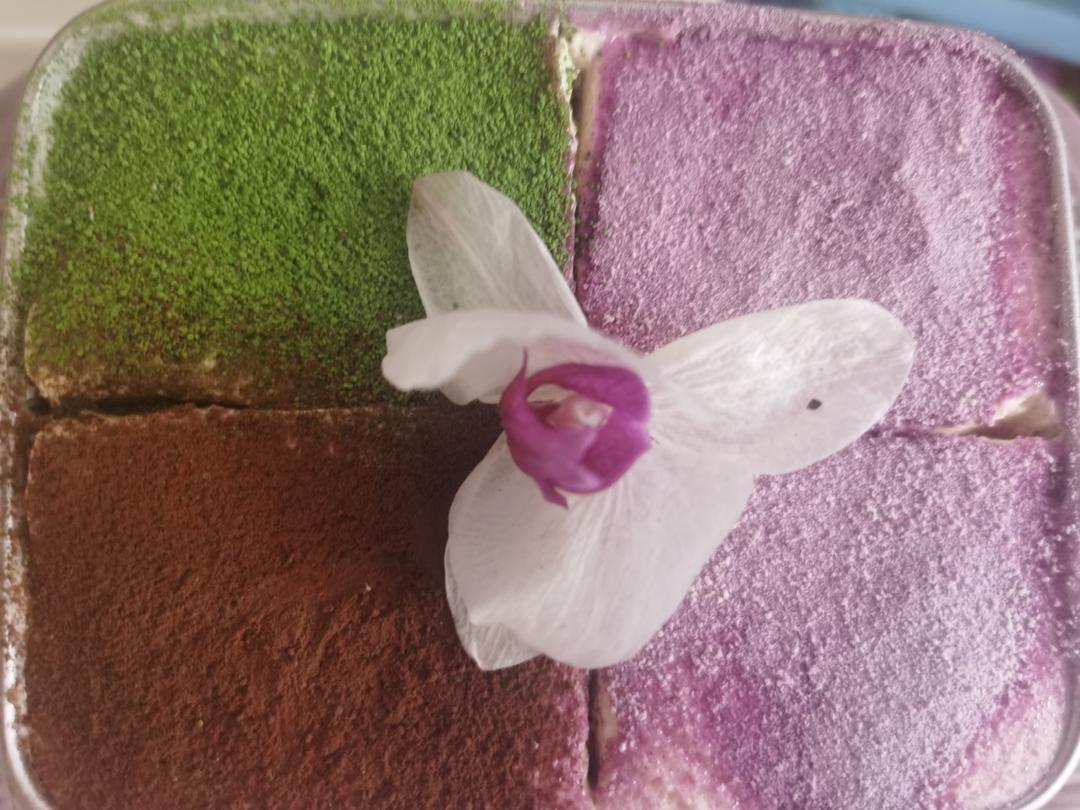 【芋泥提拉米苏】不用烤箱就能做，芋泥脑袋狂喜！