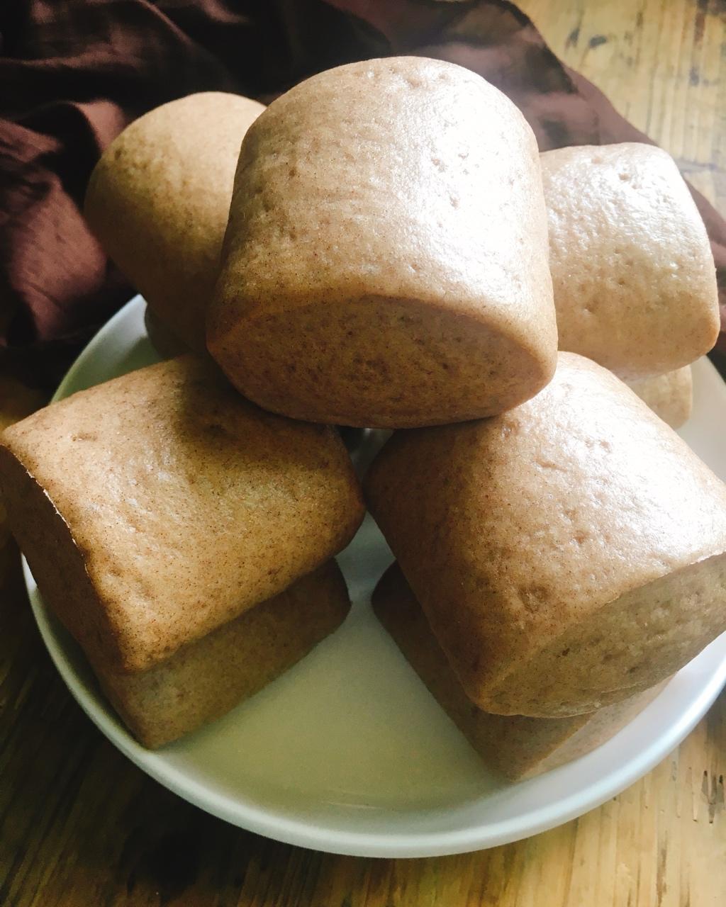 sharon蓝9911做的高粱馒头