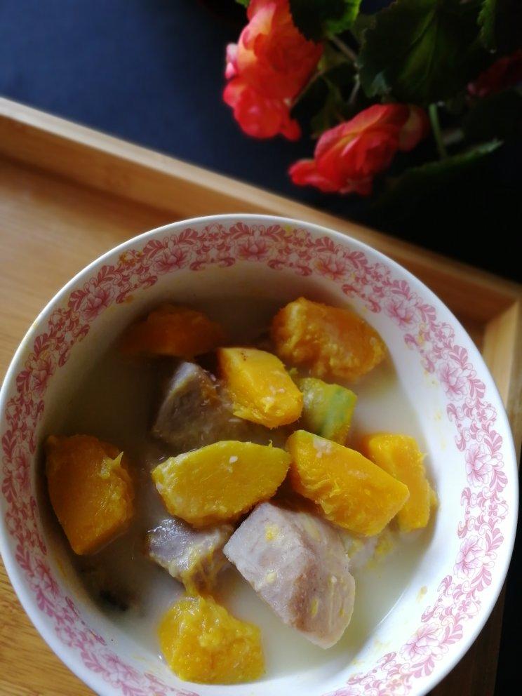 椰汁香芋南瓜煲