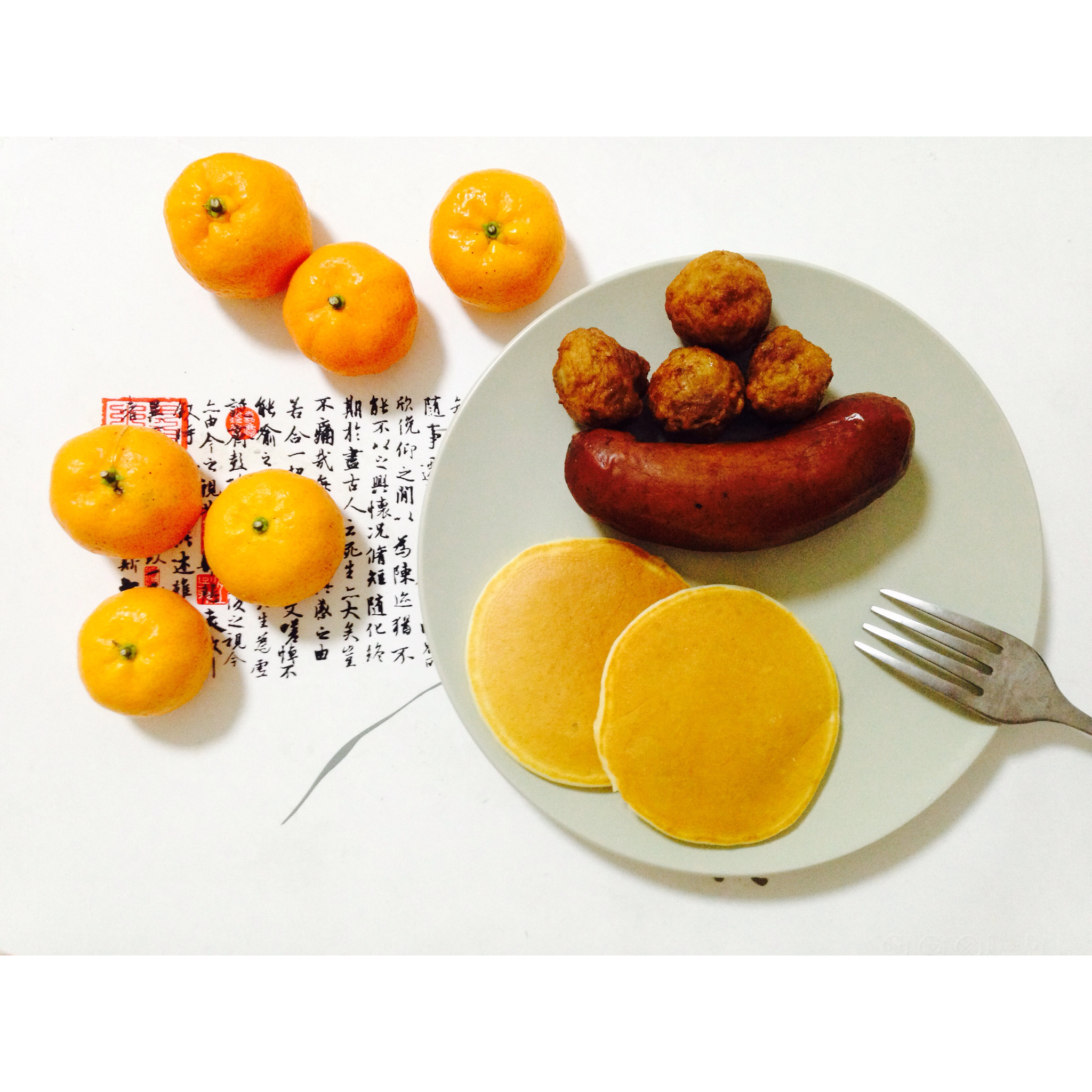 超级简单pancake【无黄油健康版】