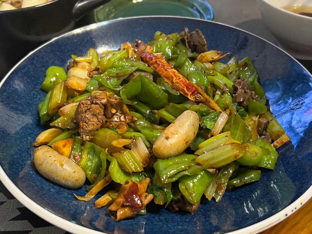 爆炒鸡杂，真是神仙级下饭菜