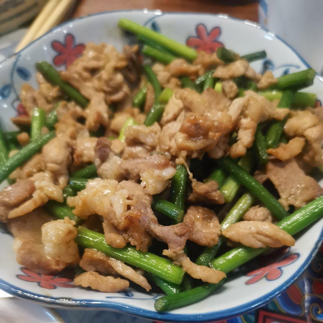 蒜薹炒肉丝