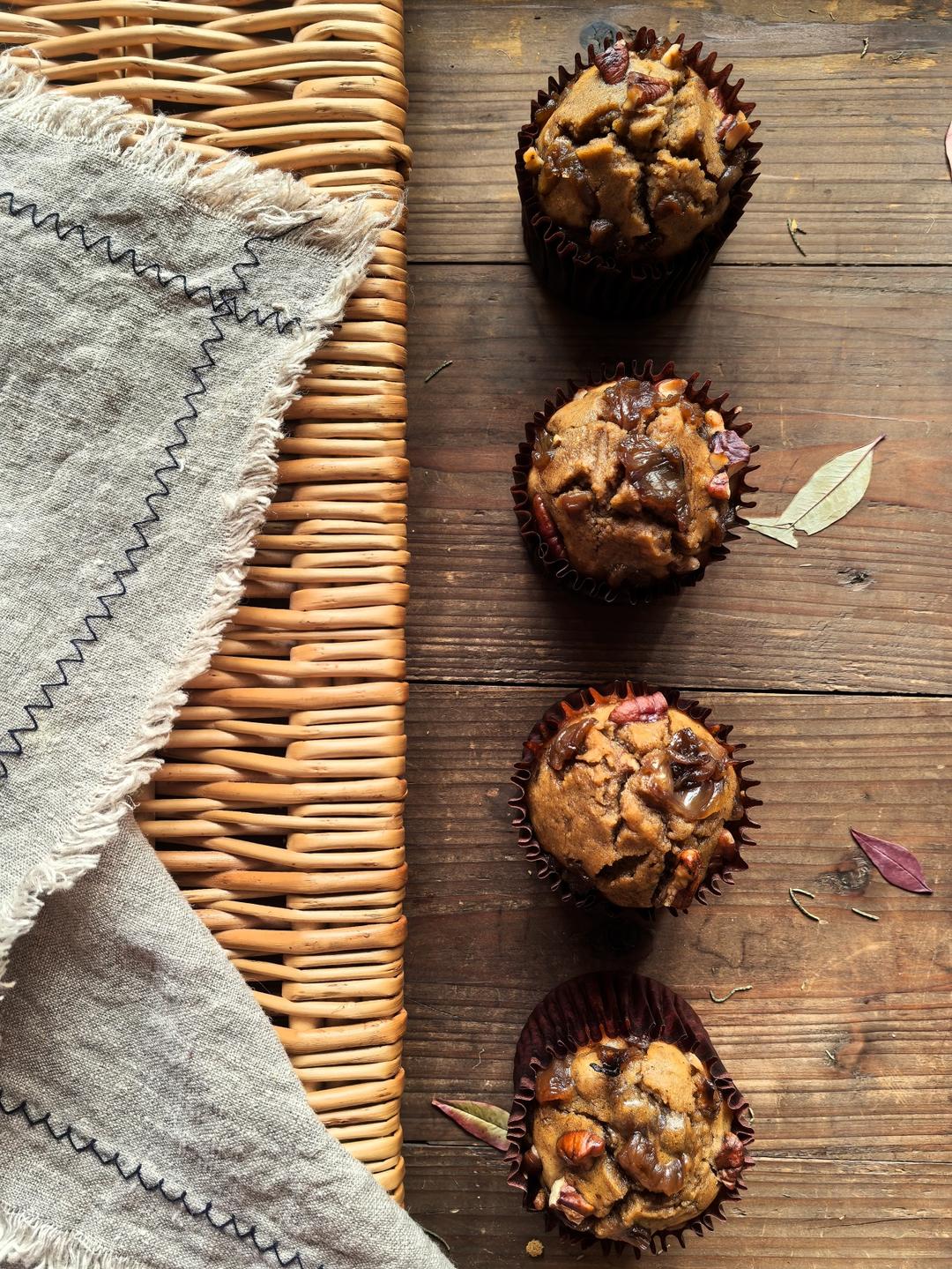 红糖桂圆核桃麦芬