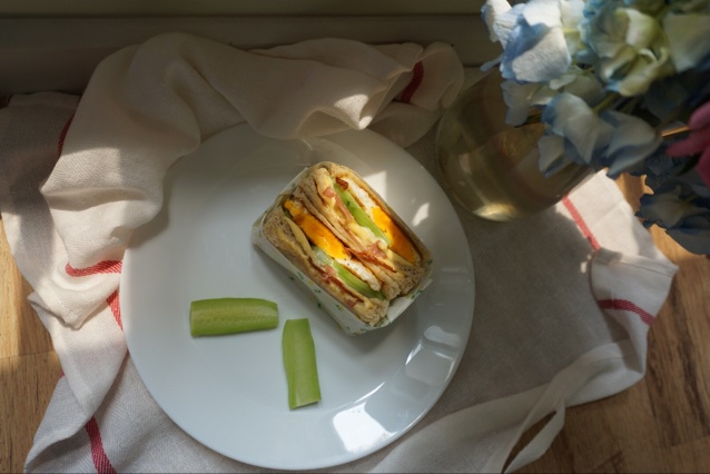 火腿芝士蛋三文治