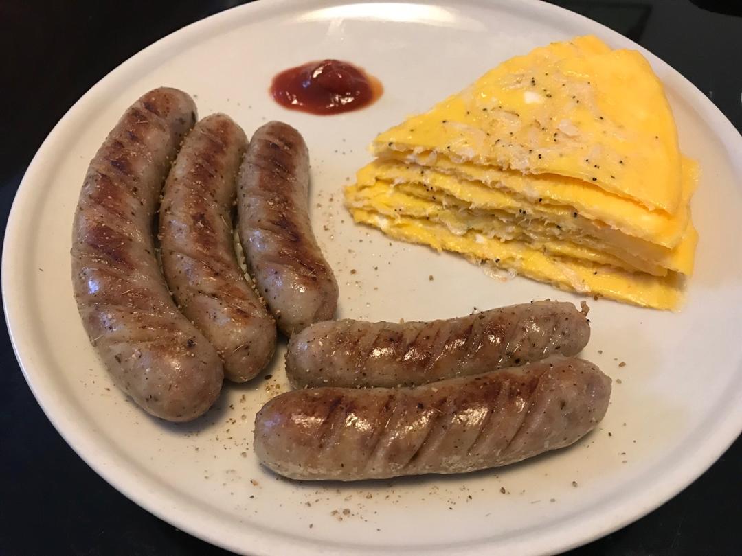 秘制黑胡椒风味脆皮肠