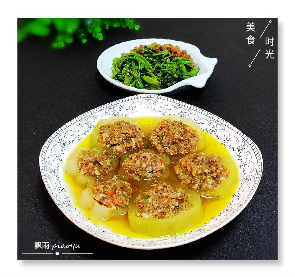 冬瓜酿肉(营养美味“蒸”在一起)