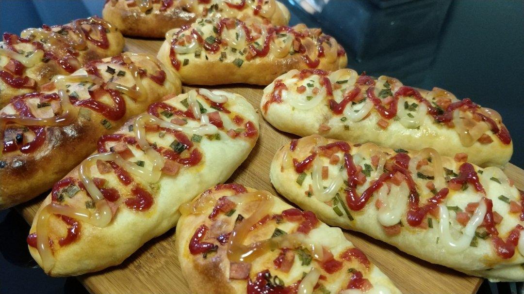 香葱火腿肉松面包