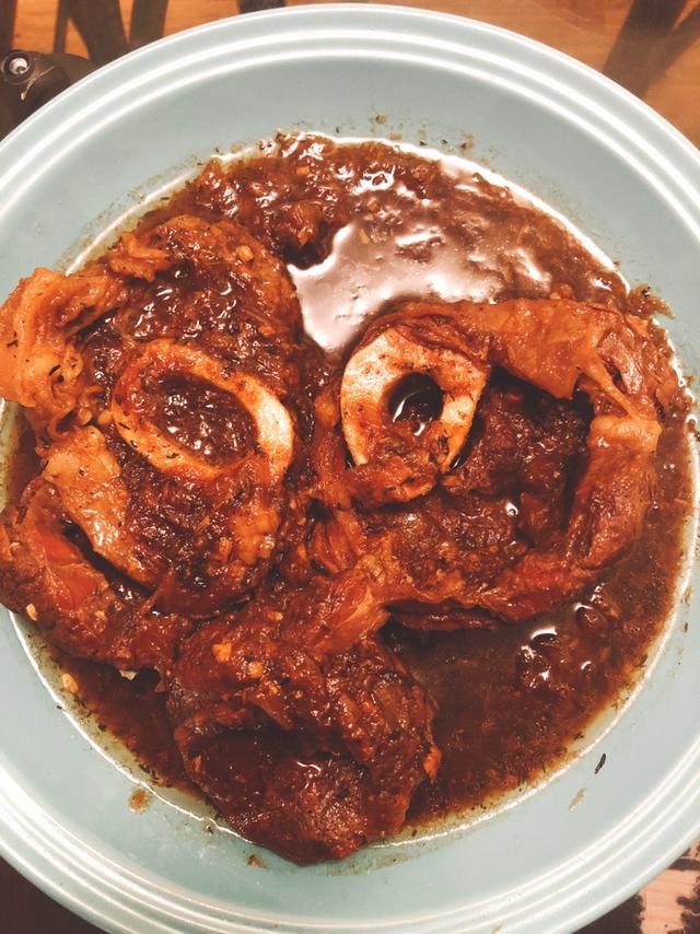 黄酒烩牛腱(beef shank)的做法