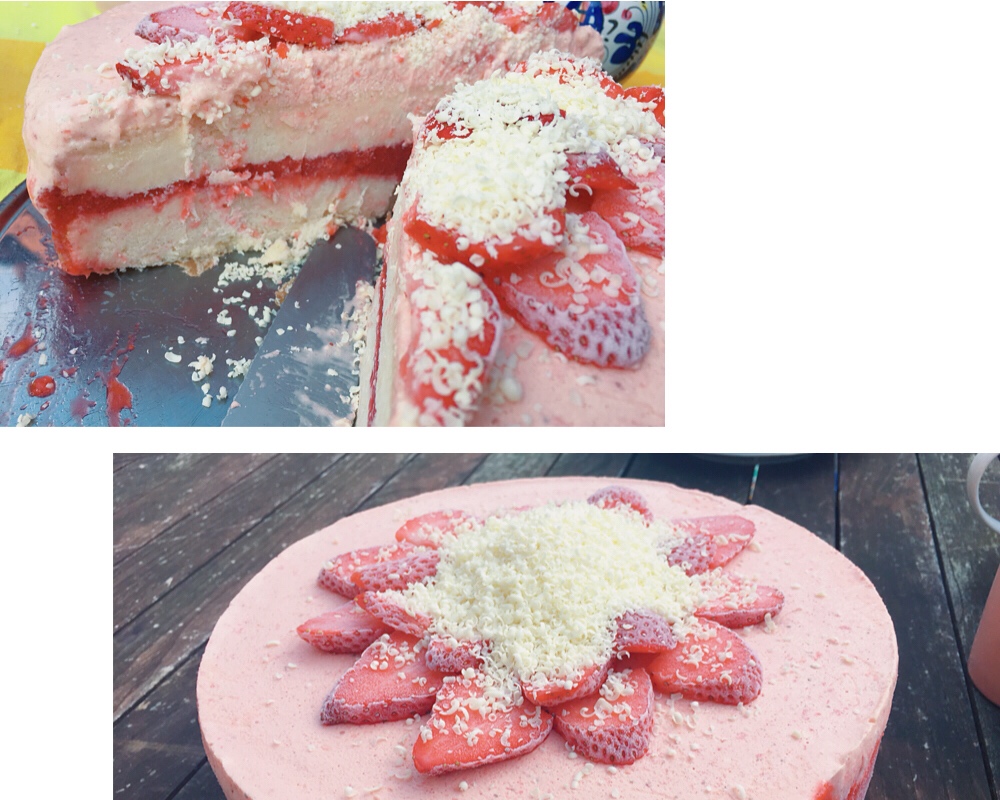 草莓冰淇淋蛋糕的做法 步骤5