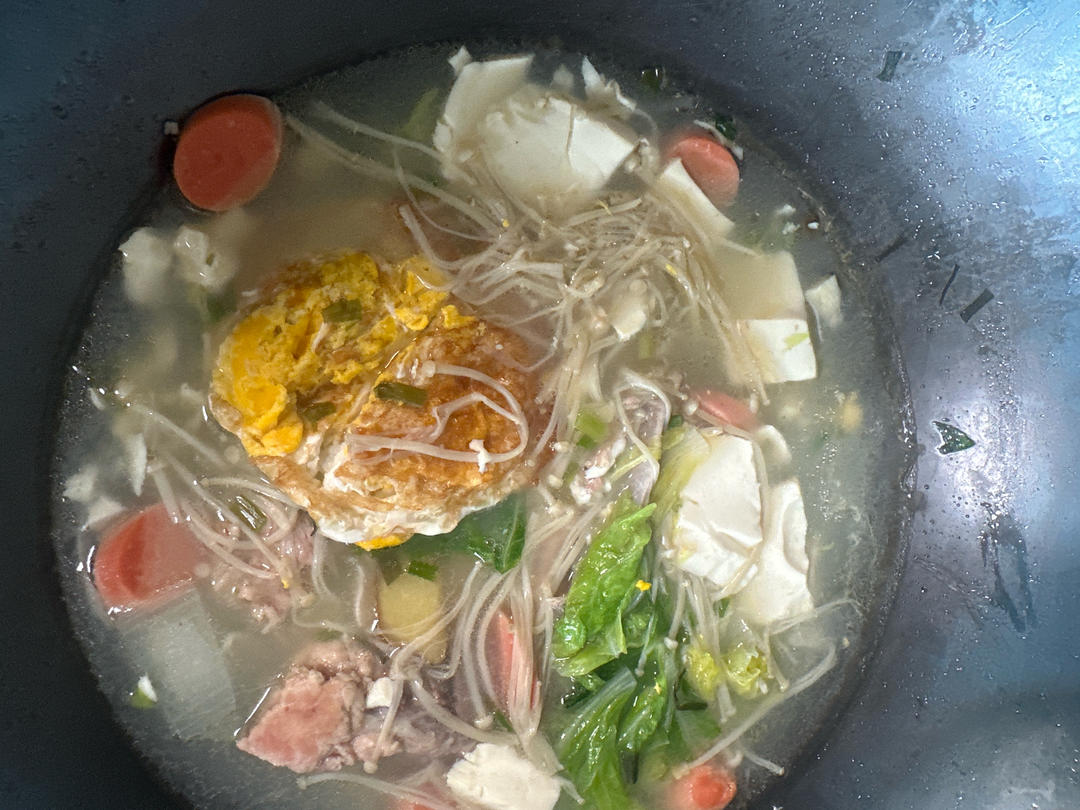 白菜三鲜汤