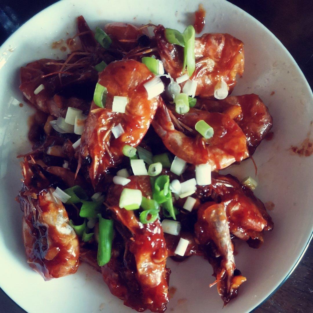 十分钟做好吃的红烧大虾