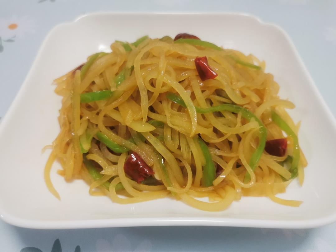酸辣土豆丝的家常做法 超级下饭