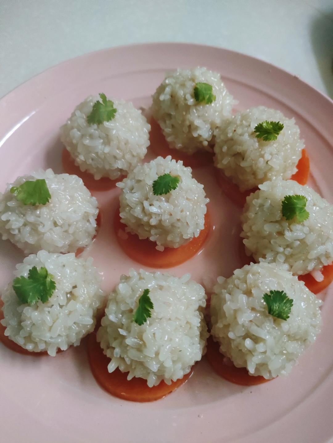 糯米珍珠丸子，年夜饭必备菜，快手蒸菜