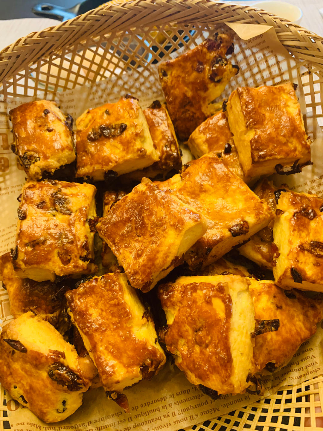 消耗淡奶油的司康