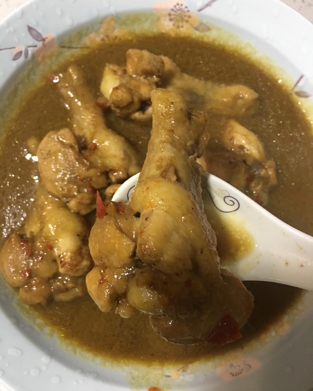 香辣土豆烧鸡腿