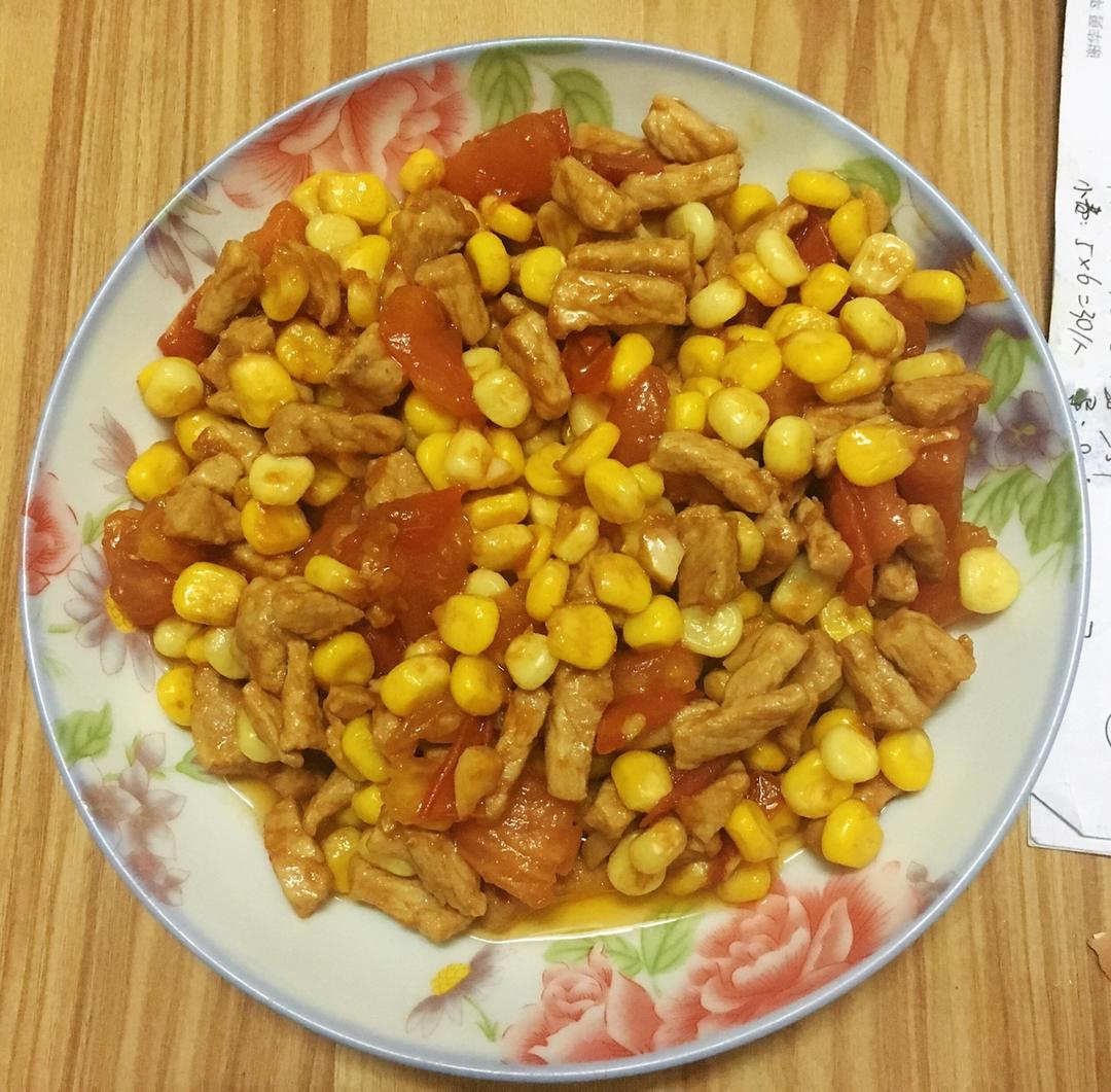 玉米炒肉末【超级下饭的快手家常菜】