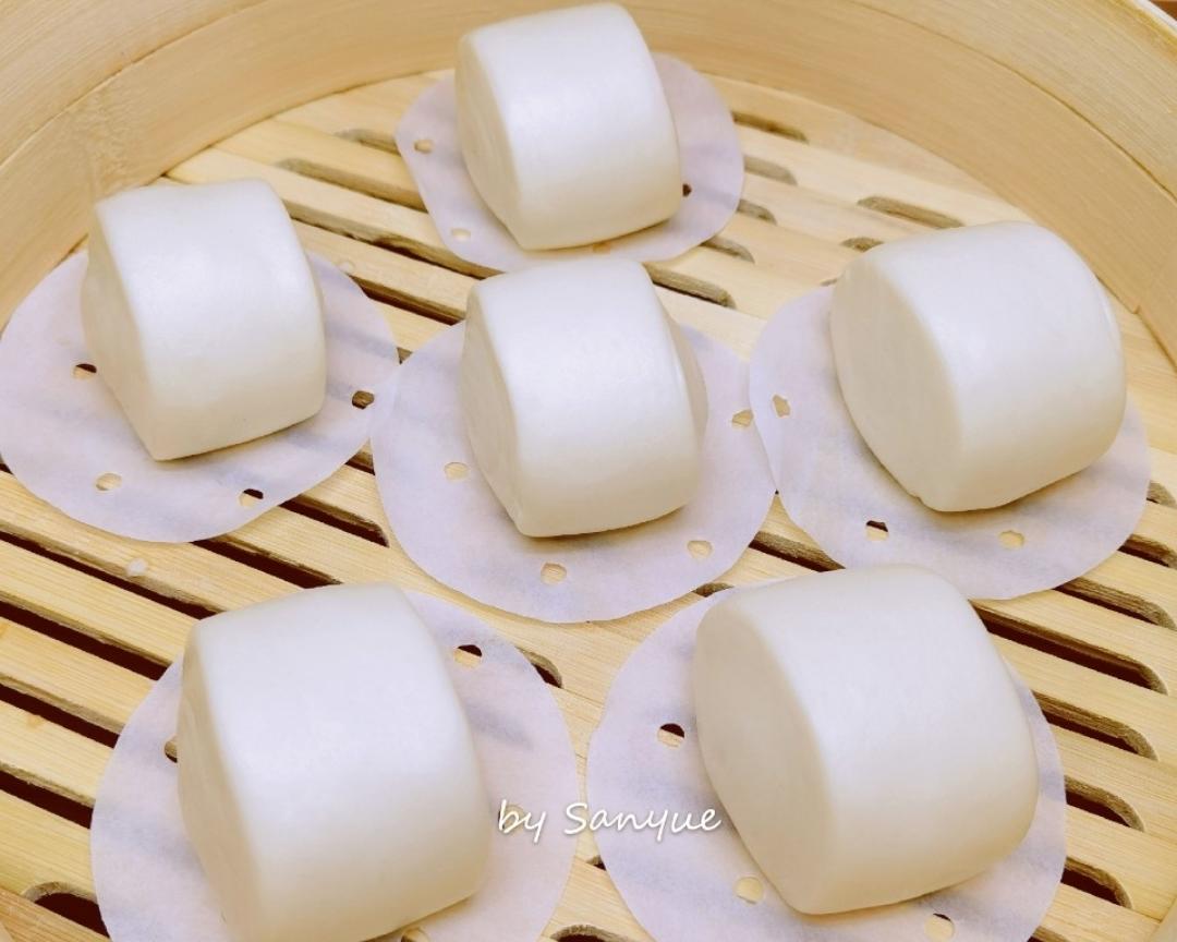 压面机版刀切馒头 水光肌、切面整齐 一次醒发 附压面机使用视频的做法