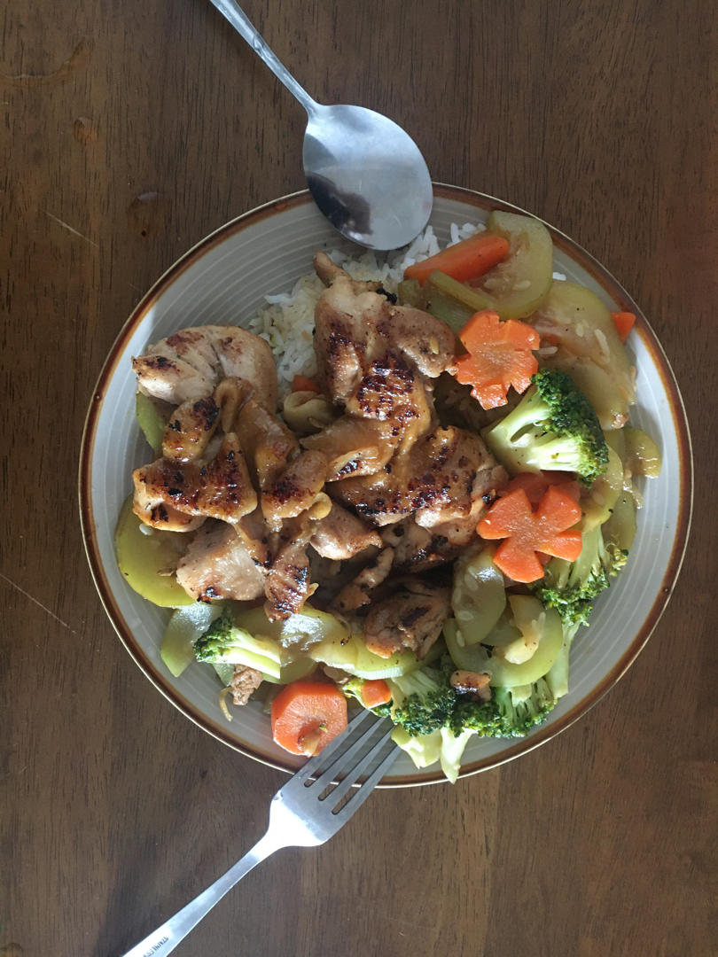 在家也能轻松做日料之                日式照烧鸡腿🍗饭