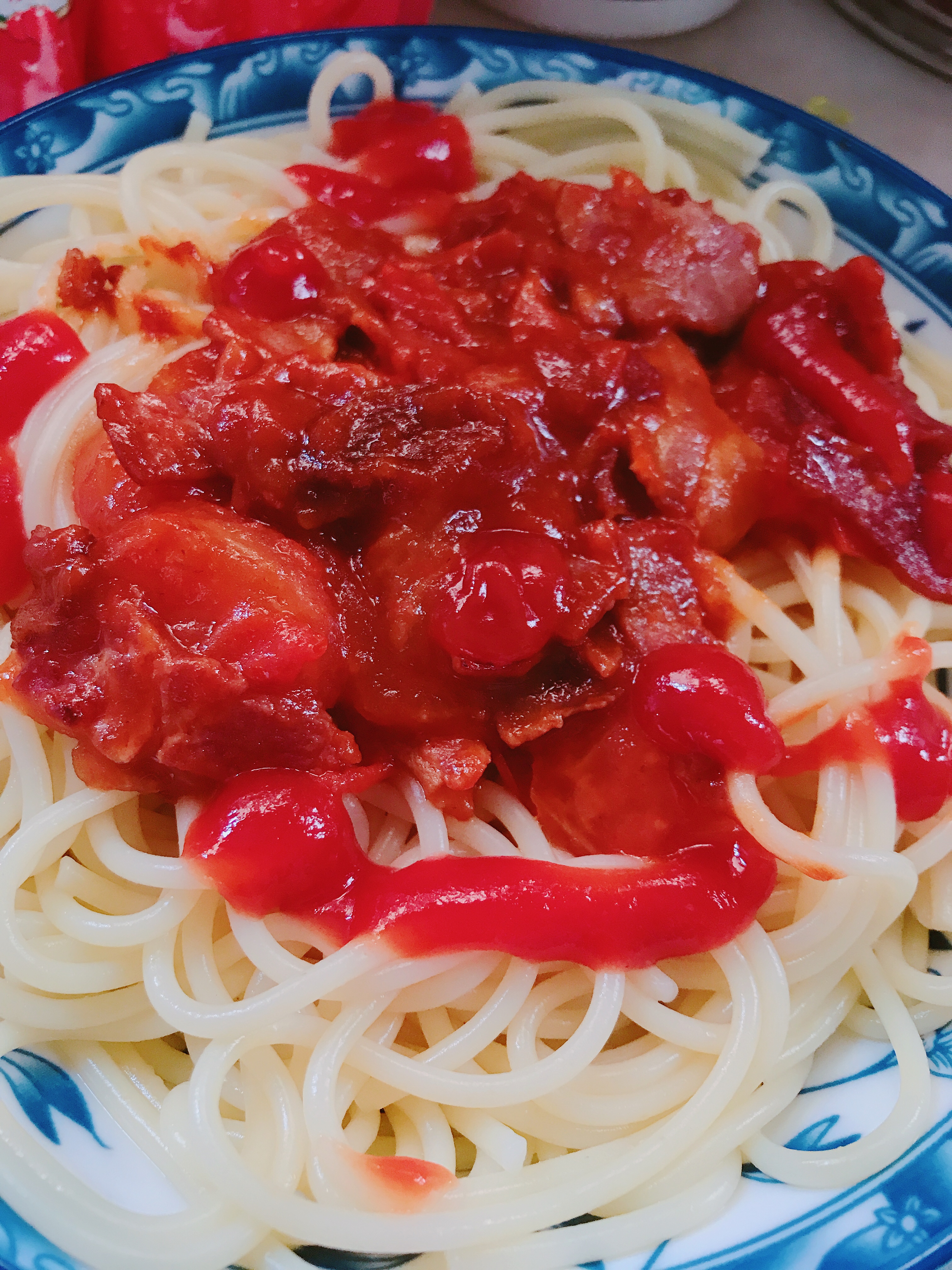 培根番茄🍅意面🍝的做法