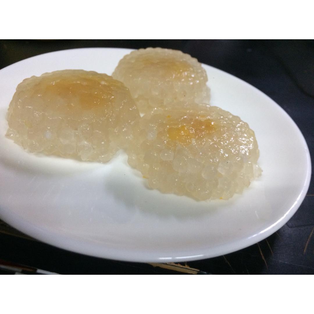 水晶西米布丁