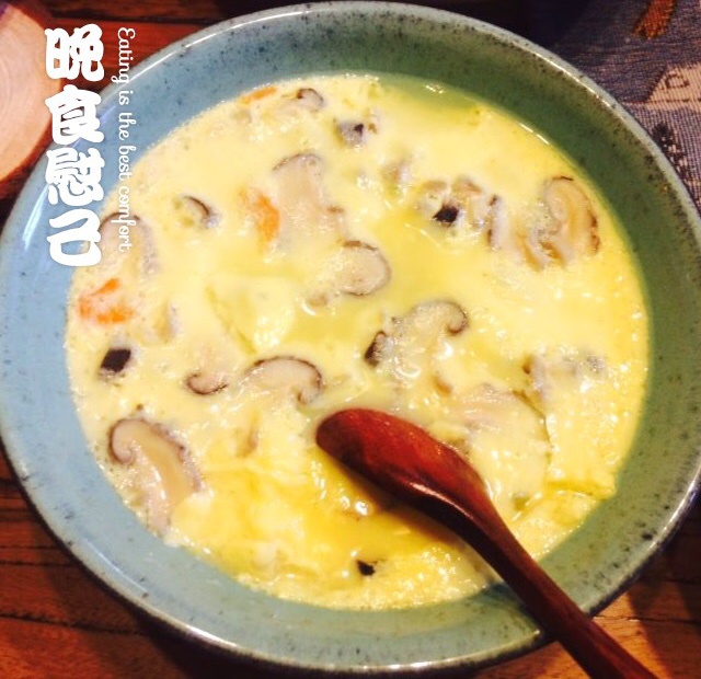 虾仁蒸蛋羹