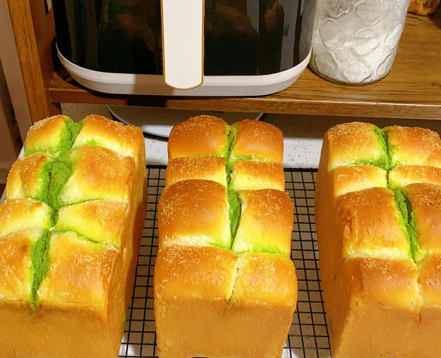 抹茶奶酥吐司的做法