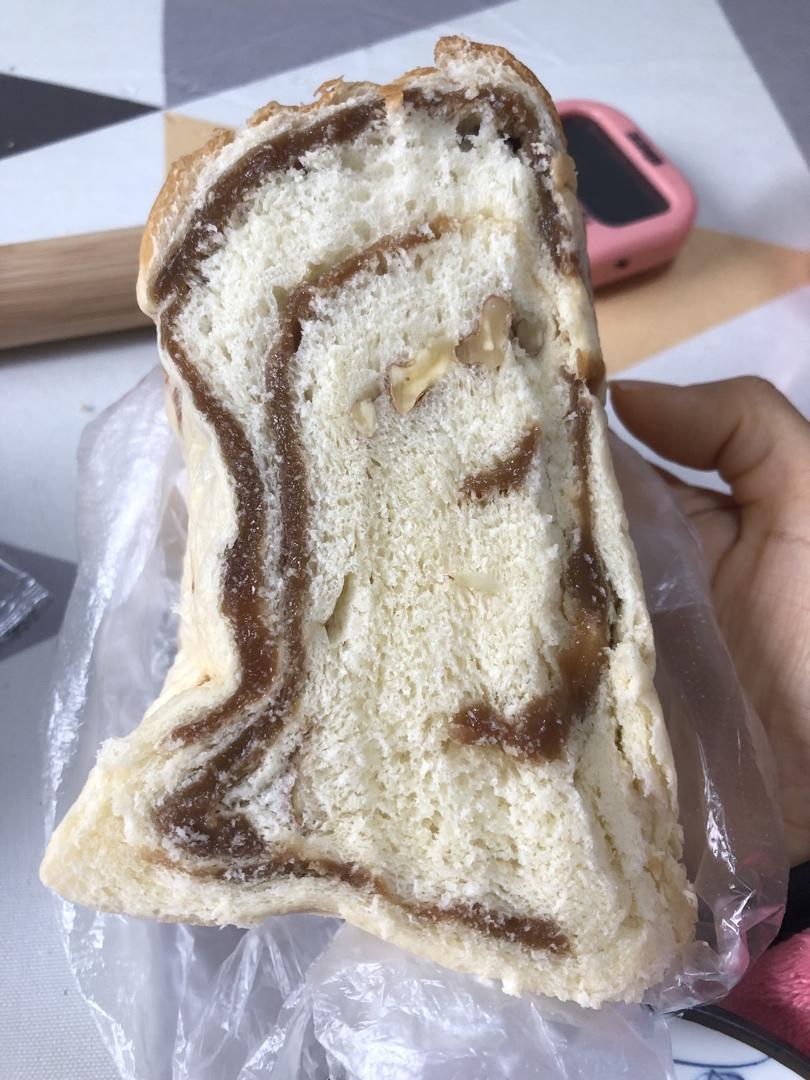 双重拉丝的红糖麻薯吐司