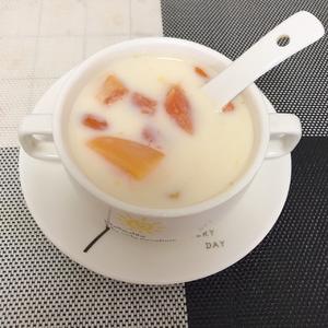 丰胸，下奶甜汤~木瓜炖牛奶的做法 步骤6