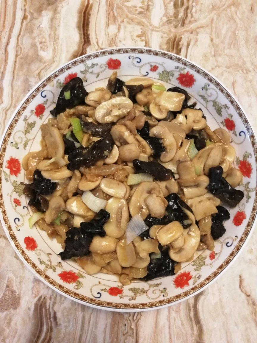 红烧蘑菇/炒口蘑